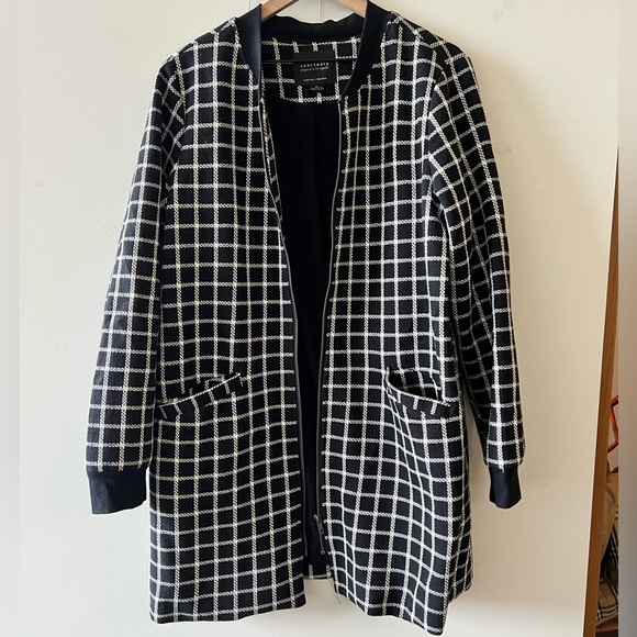 Sanctuary plaid coat size XL - Picture 1 of 5